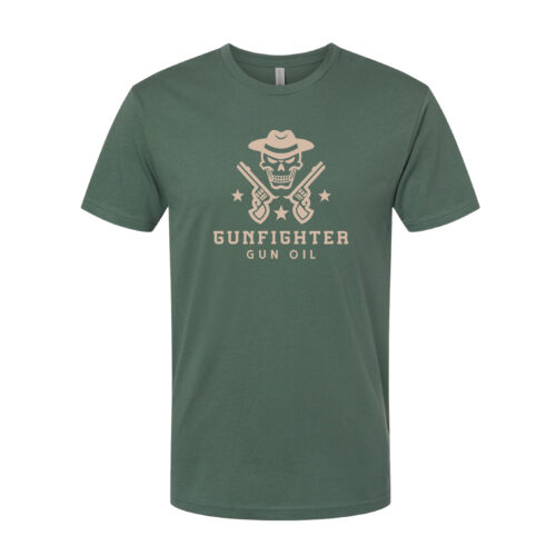 Dueling Revolvers Gunfighter Gun Oil T-Shirt